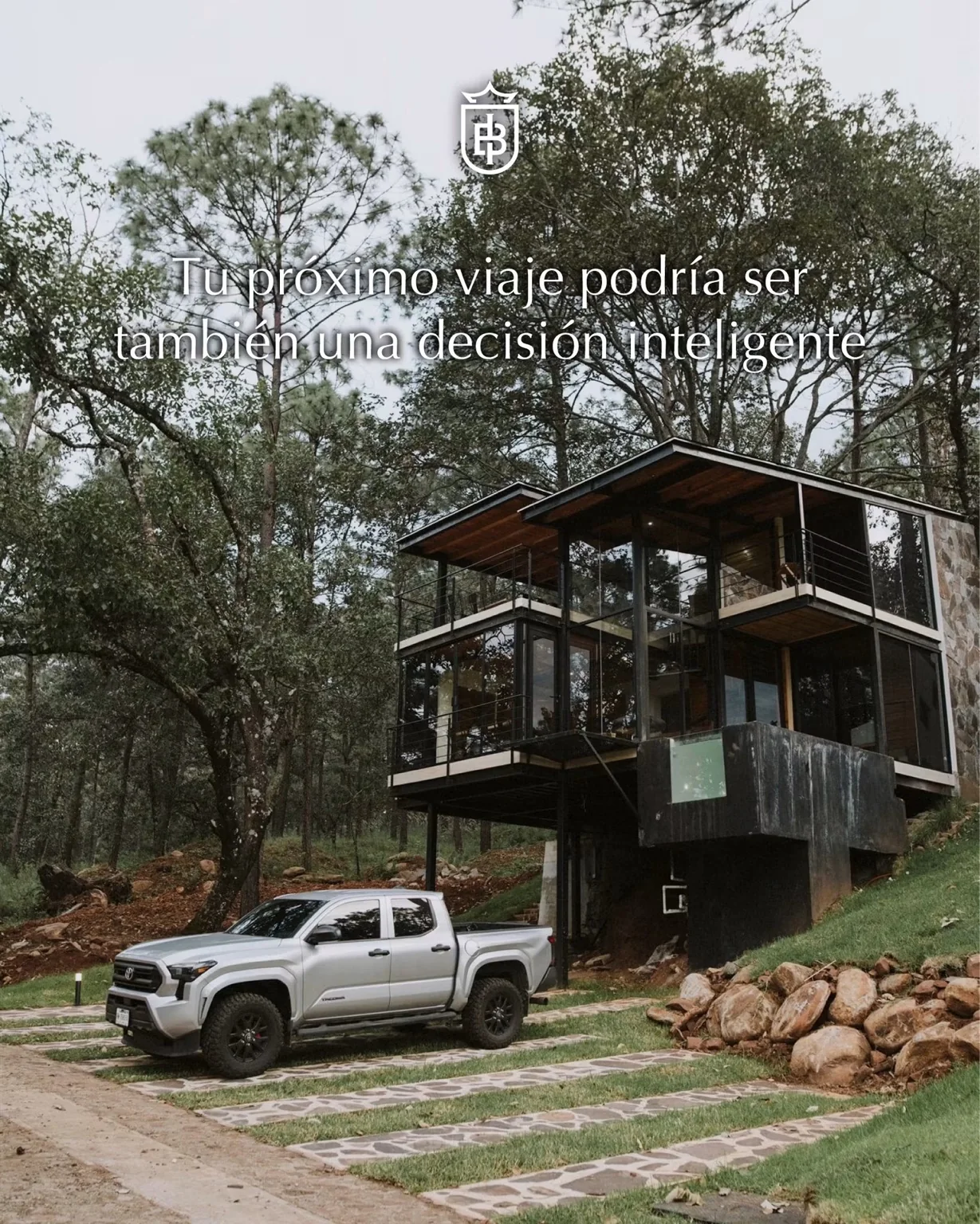 Arquitectura contemporánea de Bosque Imperial en el bosque
